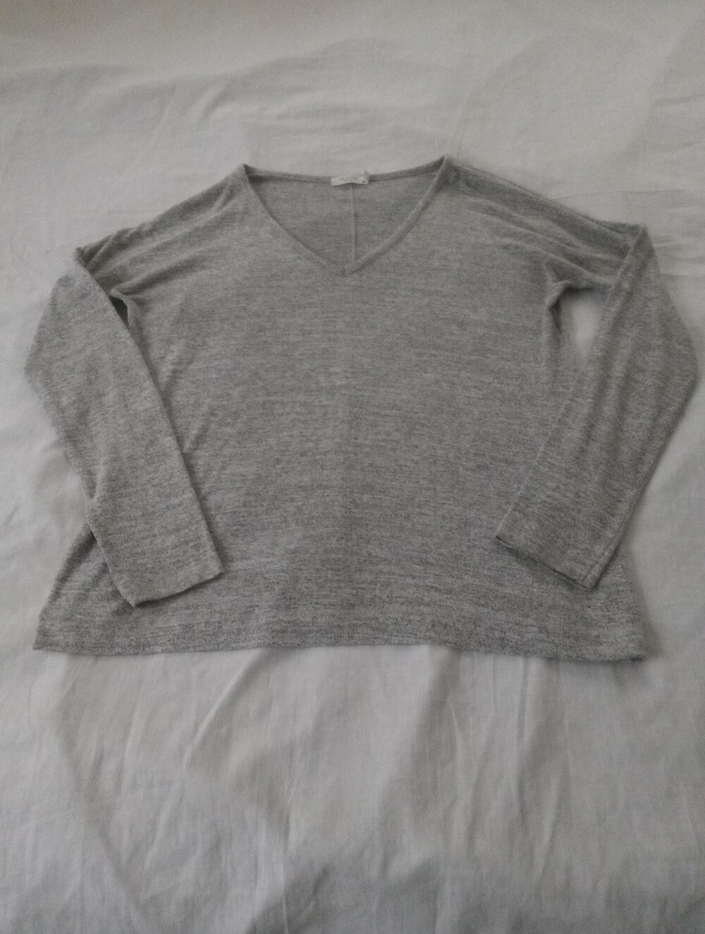 rag & bone Heather Gray Knit Top